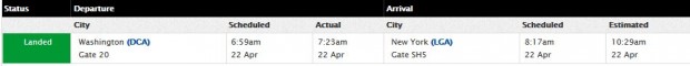 That's one long shuttle flight!