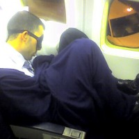 Actual photo of me catching up on some sleep before departing on a ferry flight to God-knows-where.