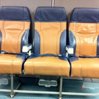 Who needs a couch when you can have a row of seats!