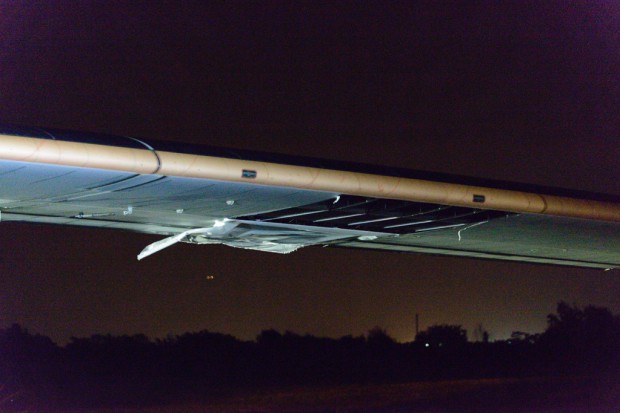 Solar Impulse Wing Damage Solar Impulse Wing Damage