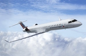 A Bombardier CRJ900 NextGen in the American Eagle livery. Image courtesy American Airlines Group