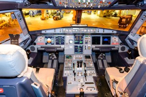 American Airlines A321T Cockpit