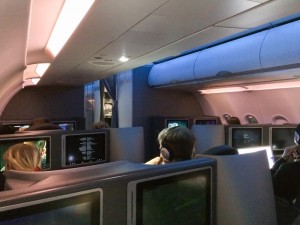 View from Seat 8A in Business Class