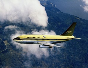 The 737-100 (Photo: Wikimedia Commons)