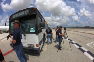 Miami Airport Watch members in action (Photo: Miami Airport Watch)