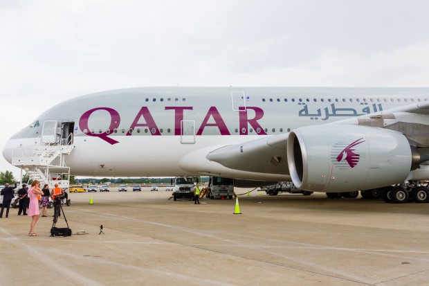 A view of the A380's twin decks. 