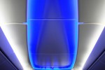 747-8I cabin mockup mood lighting