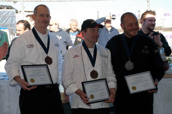 The chefs from Anthony\'s, Elliot\'s and Sky (Photo by Tad Carlson)