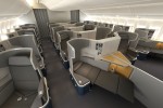American Airlines Boeing 777-300ER Business Class bed.