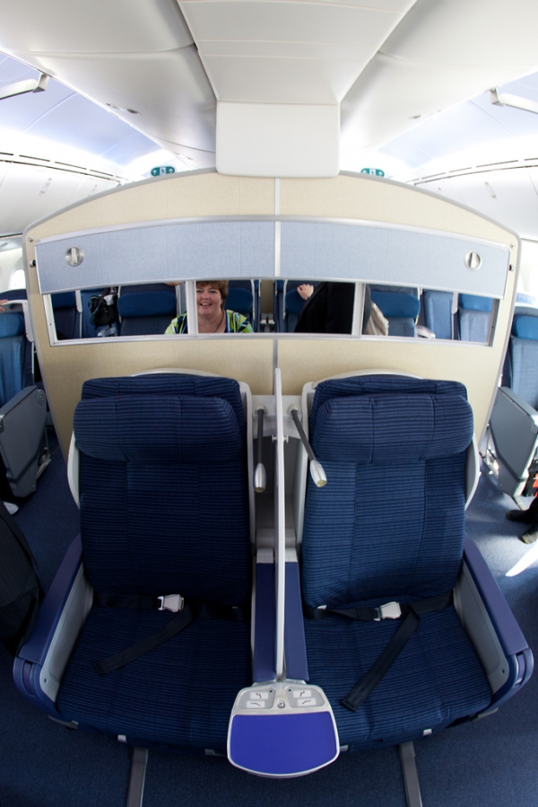 Business class seats.