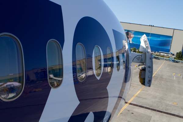 787 paint closeup.