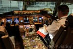 David Wilson completing checklists in LAX