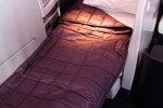 Business Premier lie-flat seat fully extended