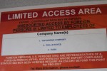 Limited access area!