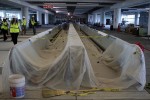New dual moving walkways in the T4 West extension.