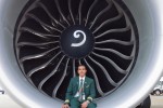 First Officer sitting in engine