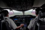 On short final for Washington Dulles International Airport on the first leg of our journey. (Photo by Jeremy Dwyer-Lindgren)