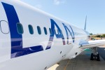 LAN's first Boeing 787-8 Dreamliner. (Photo by Dan King/NYCAviation)