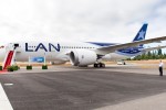 LAN's first Boeing 787-8 Dreamliner. (Photo by Dan King/NYCAviation)