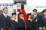 Lufthansa 747-8I delivery flight crew. (Photo by Chris Sloan/Airchive.com)