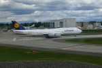 First Lufthansa 747-8I prepares for delivery flight to Frankfurt. (Photo by Chris Sloan/Airchive.com)