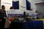 The ceremonial delivery paperwork signing. (Photo by Chris Sloan/Airchive.com)