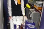 First Class catering. (Photo by Chris Sloan/Airchive.com)