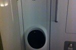The world's first commercial airplane urinal. (Photo by Matt Molnar/NYCAviation)