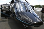 Nose of the Bell 430 helicopter.