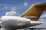 Bombardier Global 6000 tail.