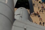 The massive nose of the C5 is contrasted against the equally massive tail.