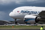 Malaysia Airlines Airbus A380 touch and go. (Photo by Airbus)
