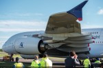 Airbus A380 wingtip. (Photo by Airbus)
