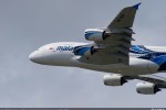 Airbus A380 inflight closeup. (Photo by Airbus)