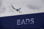 Airbus A380 flight demo over the EADS chalet. (Photo by Airbus)