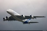 The Airbus A380 demonstrator aircraft was a highlight of the 2012 Farnborough Day Four flying display. (Photo by Airbus)