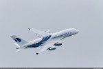 Banking climb by the big Airbus. (Photo by Airbus)