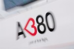 Highlighted at the 2012 Farnborough International Airshow, the Airbus Love at First Flight campaign underscores positive feedback from passengers who have enjoyed the A380 experience in worldwide airline service. (Photo by Airbus)