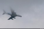 The second A380 for Malaysia Airlines took centre stage during its flight presentation at the 2012 Farnborough International Airshow. (Photo by Airbus)
