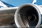 The second 21st century flagship A380 for operation by Malaysia Airlines was showcased at the 2012 Farnborough International Airshow’s static display area. (Photo by Airbus)