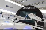 A highly-active EADS pavilion located near the 2012 Farnborough Airshow static display area hosts the Airbus stand. (Photo by Airbus)
