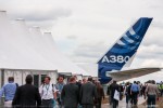 Farnborough Airshow attendees receive a first-hand look at the 21st century flagship A380. (Photo by Airbus)