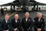 The Avro Vulcan Team. (Photo by Farnborough International)