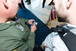 USA - Air Force Flight Chief, Master Sergeant Alan Crosby and NYCA Founder Phil Derner