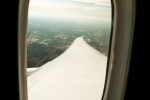 Looking over the wing in flight. (Photo by Kevin Koske)