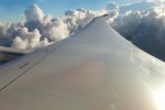 Looking over the wing in flight. (Photo by Kevin Koske)