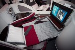 Business class seats on Qatar Airways Boeing 787 Dreamliner. (Photo by Liem Bahneman/NYCAviation)