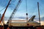 Space Shuttle Enterprise at dawn. (Photo by Guy Dickinson, CC BY-SA)