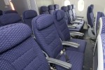 United Airlines Boeing 787 Dreamliner Economy Class seats. (Photo by Dan King/NYCAviation)