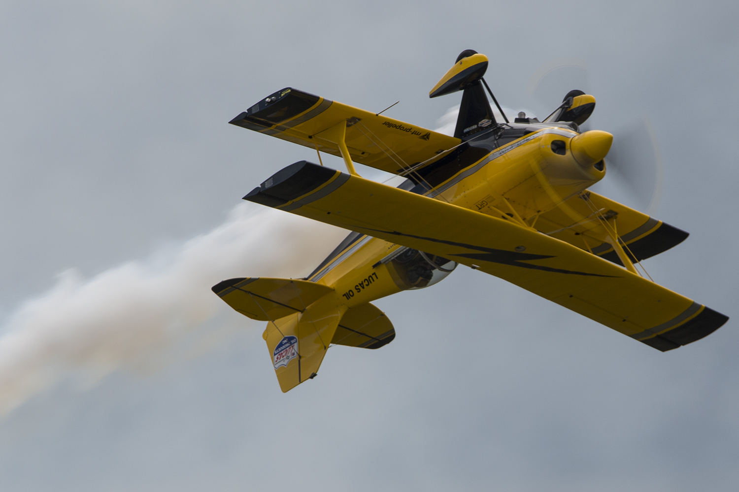 Buck Roeteman in the Pitts